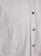 Camisa gruesa gris estructurada | Talla L