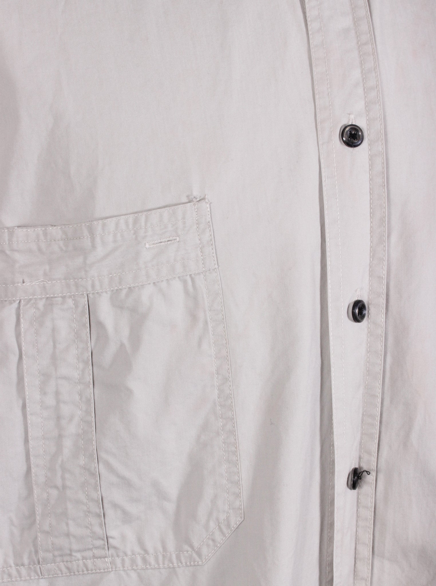 Camisa gruesa gris estructurada | Talla L