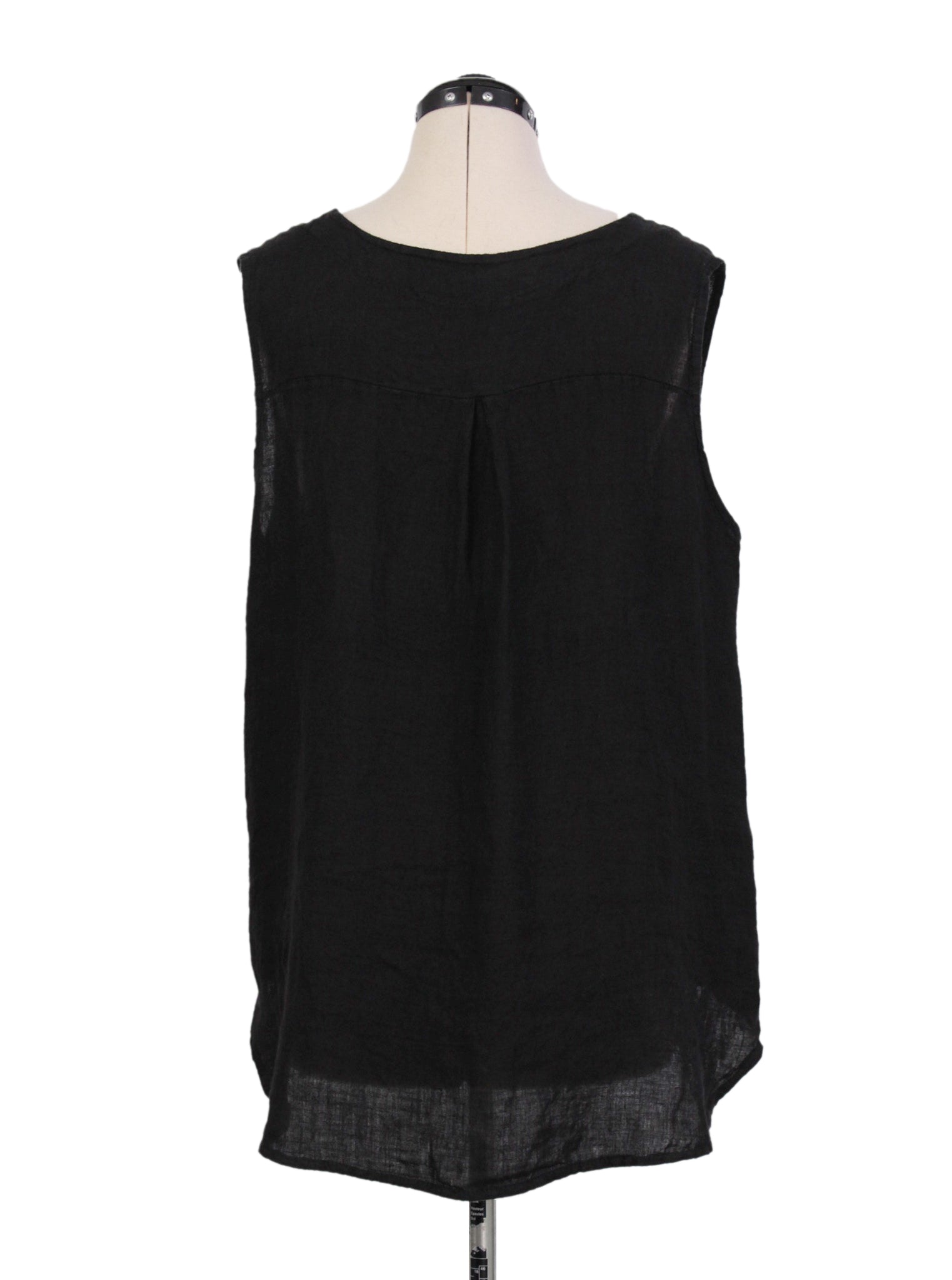 Blusa sin mangas con botón | Talla L