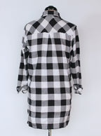 Camisa cuadros delgada liviana | Talla XS