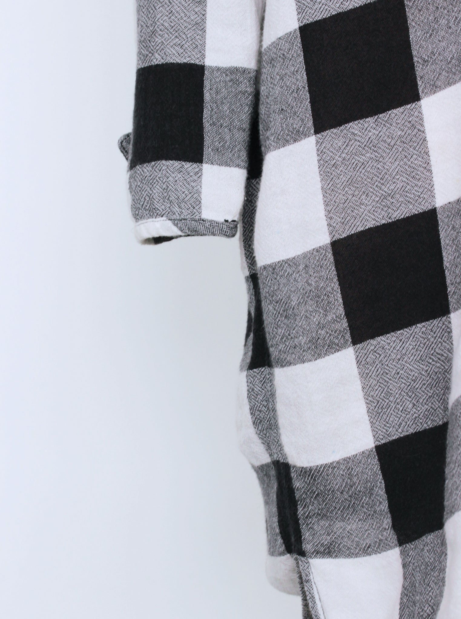 Camisa cuadros delgada liviana | Talla XS