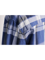 Camisa cuadrillé azul liviana | Talla M