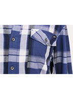 Camisa cuadrillé azul liviana | Talla M