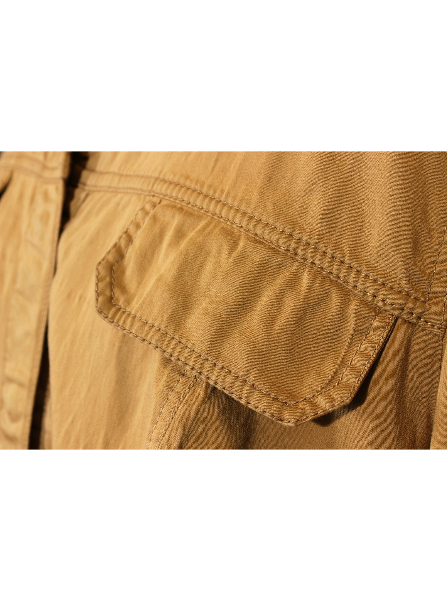 Camisa italiana beige de manga larga | Talla M