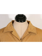 Camisa italiana beige de manga larga | Talla M