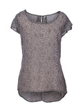 Blusa translúcida animal print | Talla M