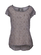 Blusa translúcida animal print | Talla M