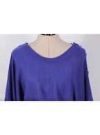 Polera tejida con botones | Talla L