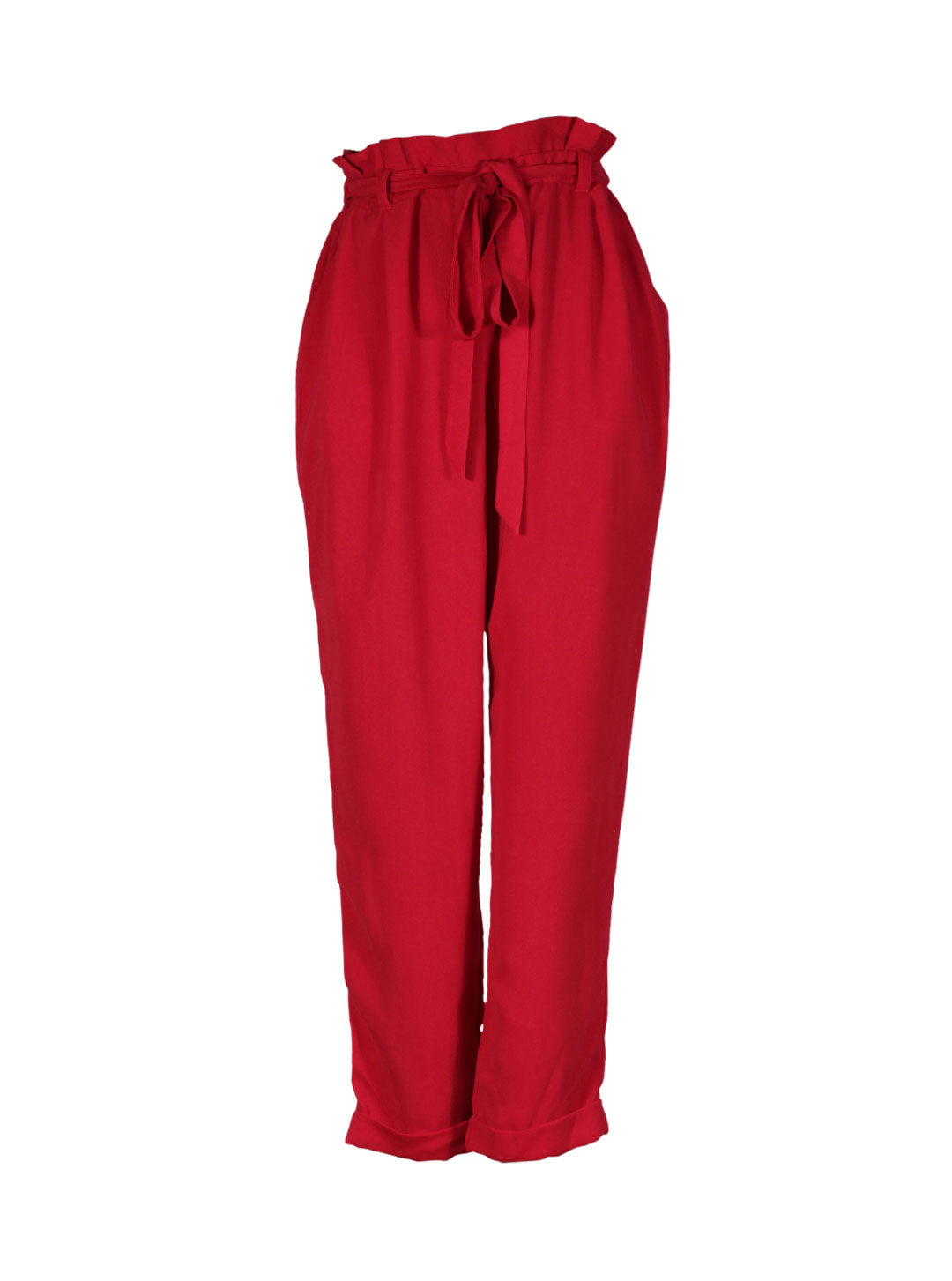 Pantalón Rojo Tela | Talla L