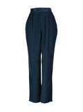 Pantalón tiro alto pinzas recto | Talla M