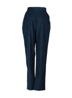 Pantalón tiro alto pinzas recto | Talla M