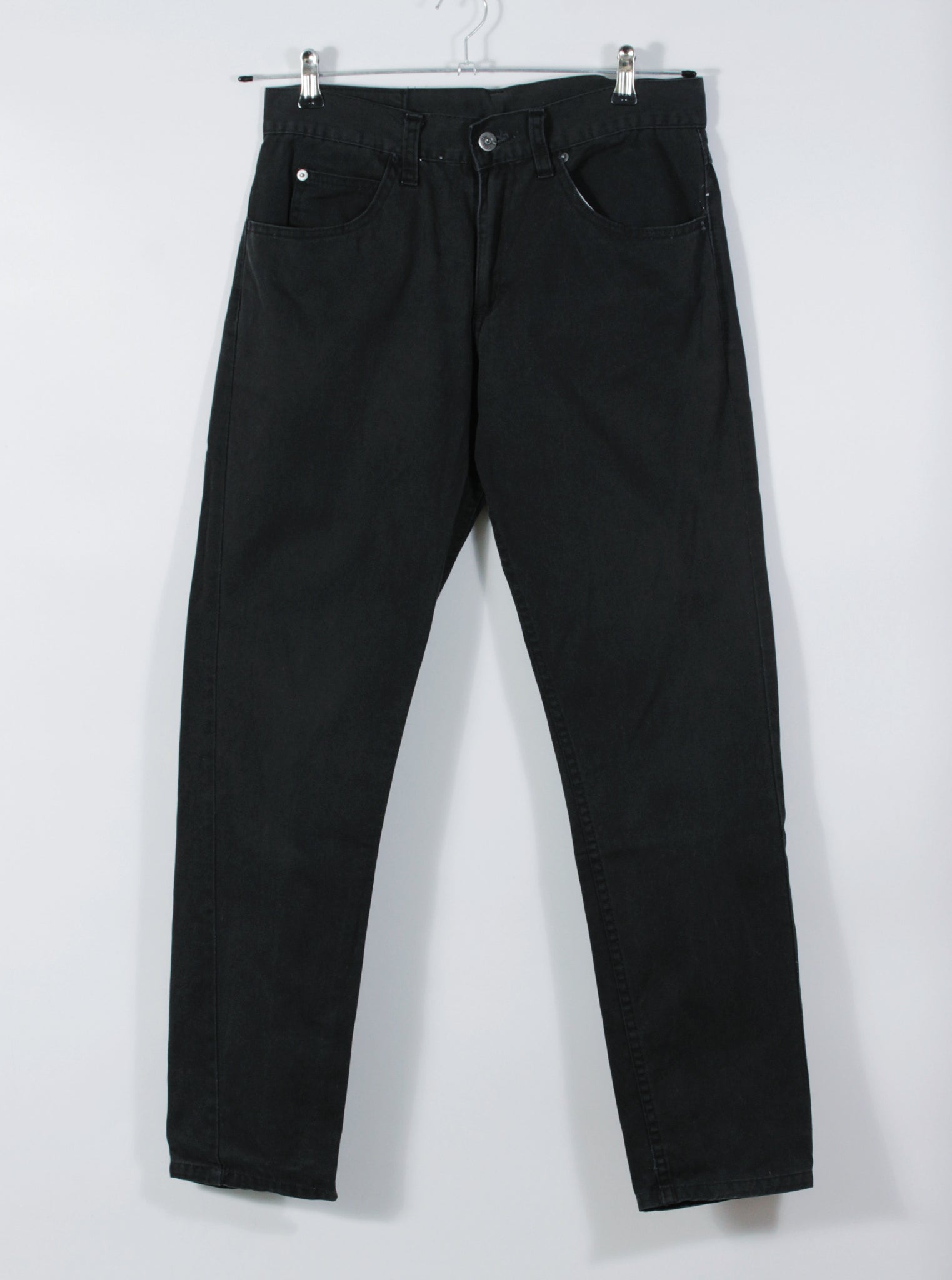 Jeans negros rectos algodón | Talla 42