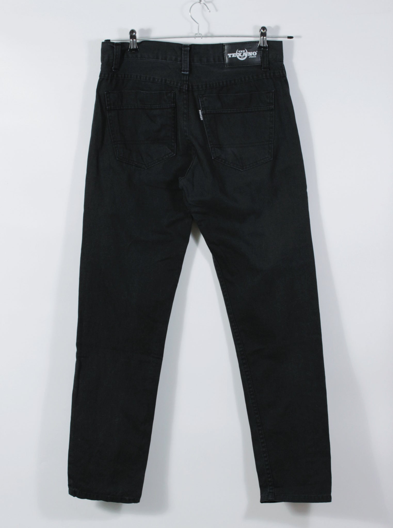 Jeans negros rectos algodón | Talla 42