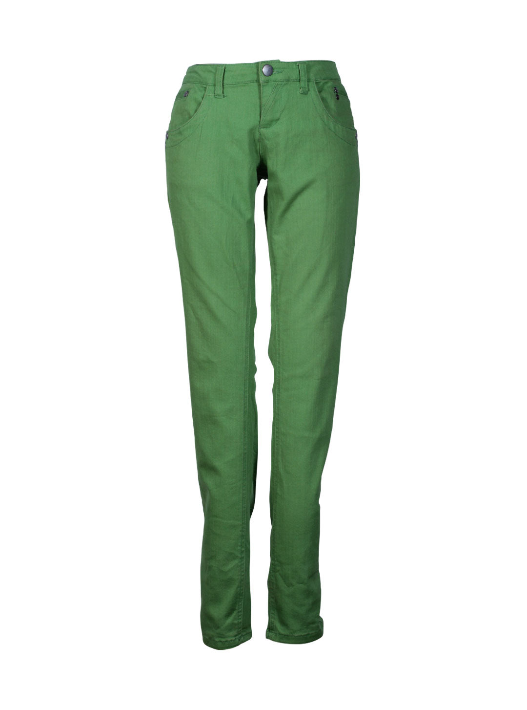 Jeans verdes skinny casual | Talla 44