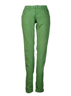 Jeans verdes skinny casual | Talla 44