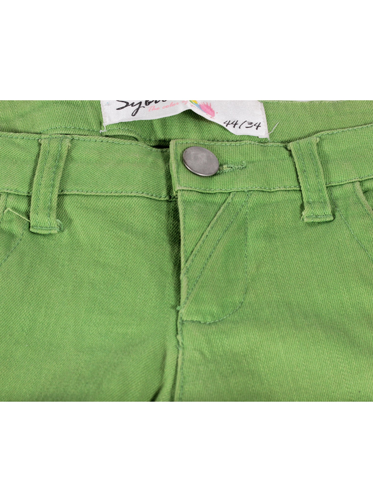 Jeans verdes skinny casual | Talla 44