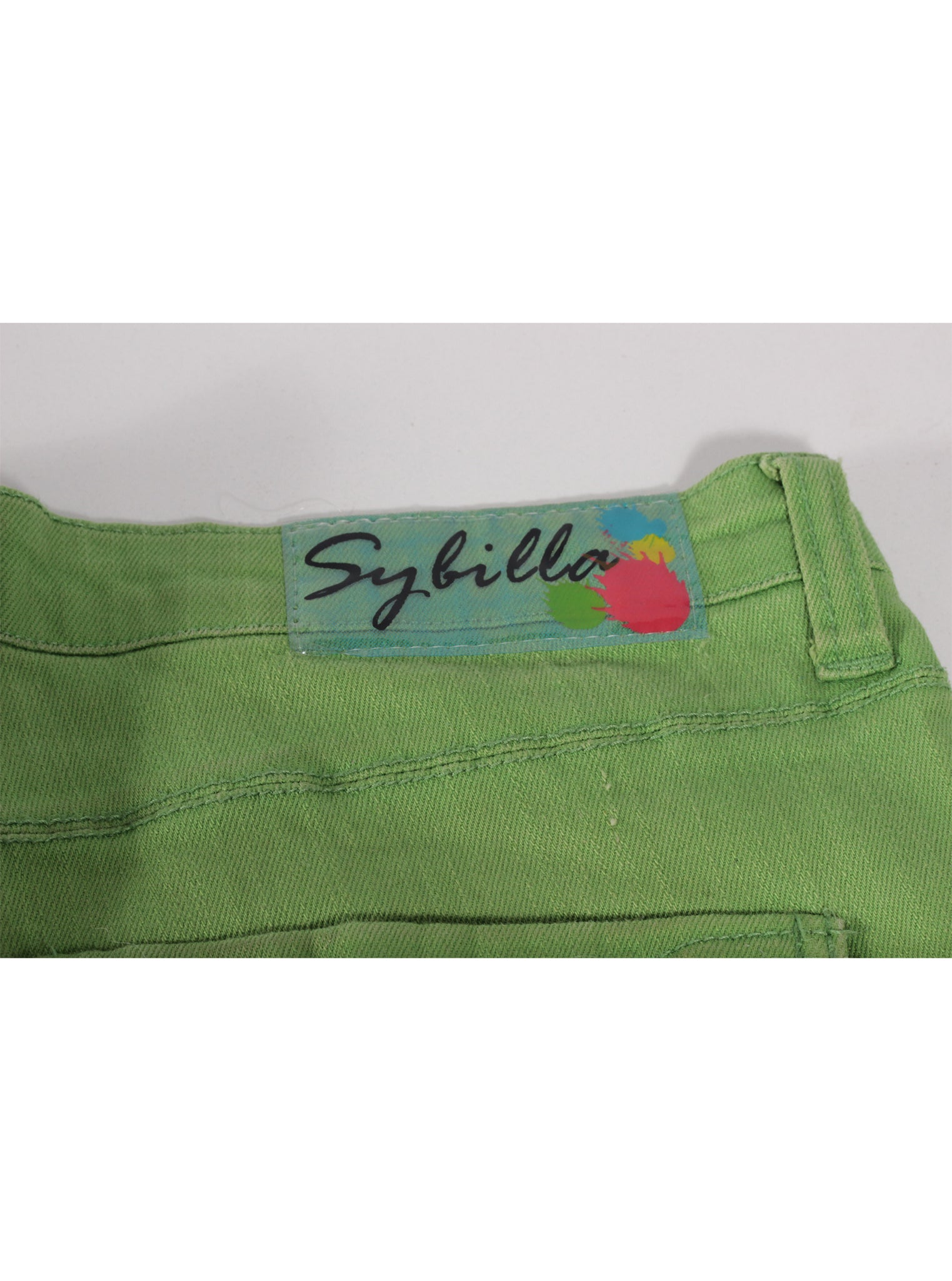 Jeans verdes skinny casual | Talla 44