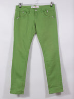 Jeans verdes skinny casual | Talla 44