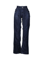 Jeans tiro alto pata ancha | Talla 42