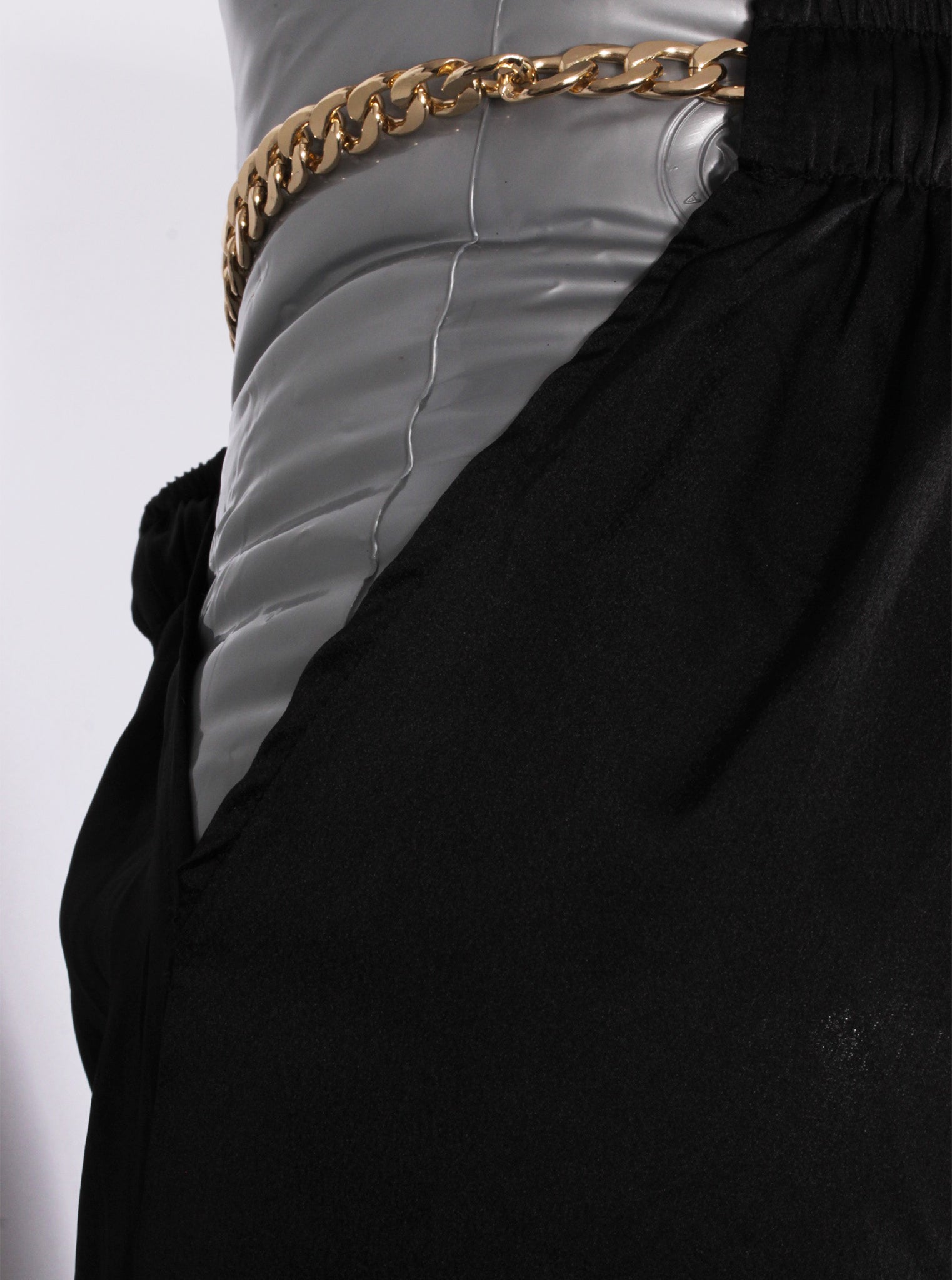 Pantalón fluido cintura ajustable | Talla S