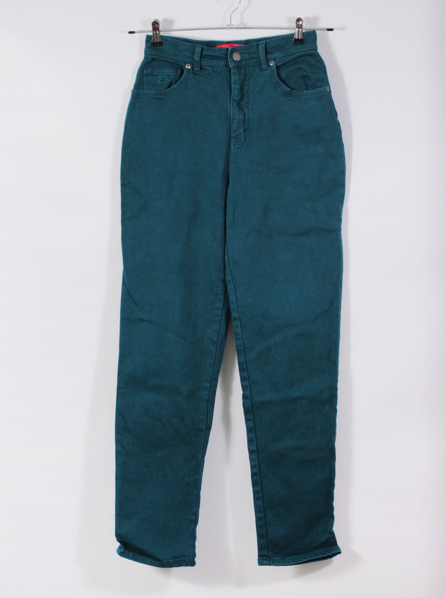 Pantalón azul petróleo recto | Talla 36
