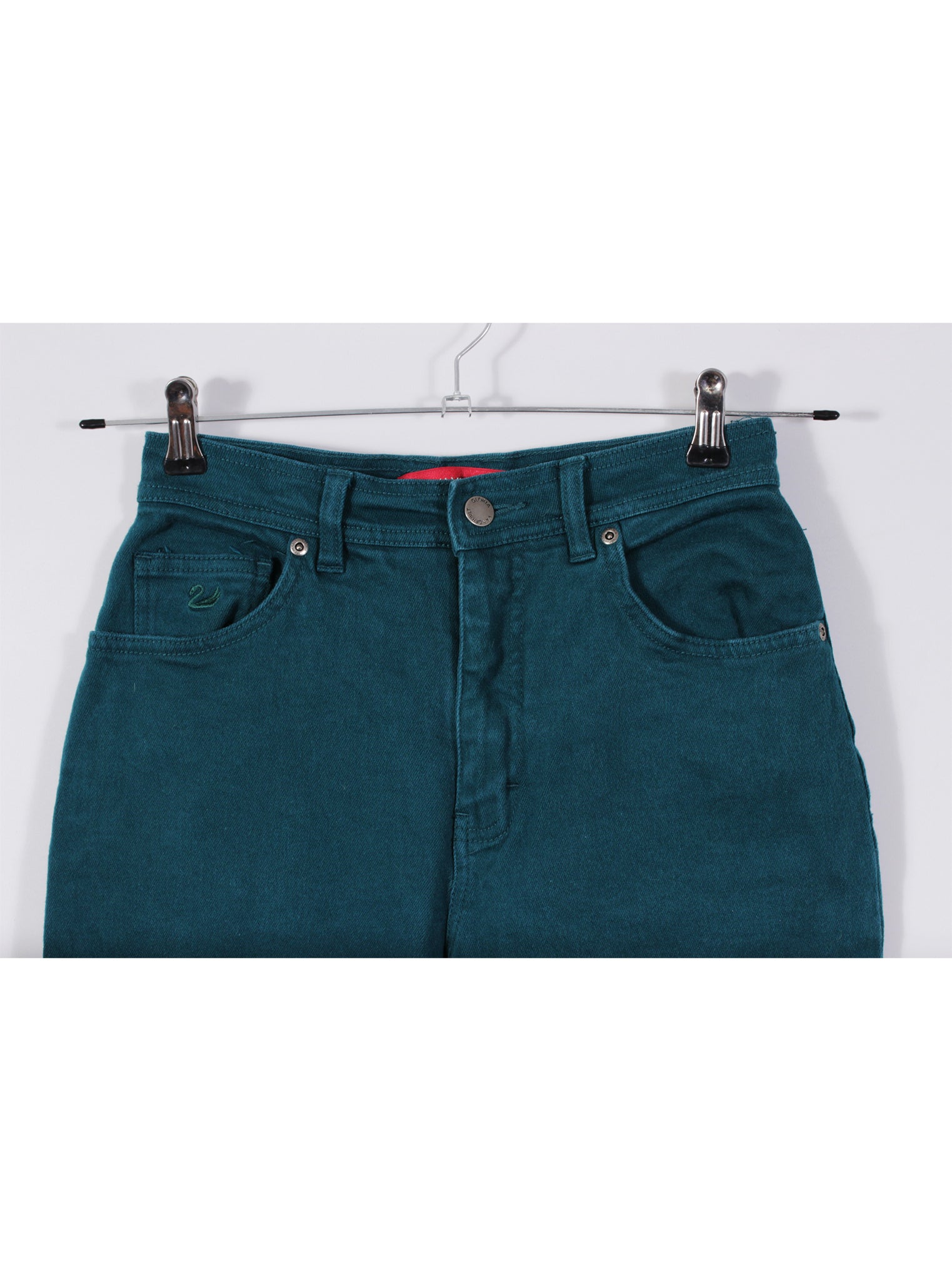 Pantalón azul petróleo recto | Talla 36