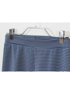 Pantalón estampado ajustado tiro medio diseño geométrico | Talla S