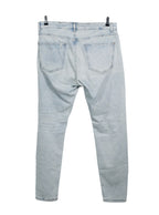 Pantalón denim claro desgaste ligero clásico urbano | Talla 44