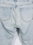 Pantalón denim claro desgaste ligero clásico urbano | Talla 44