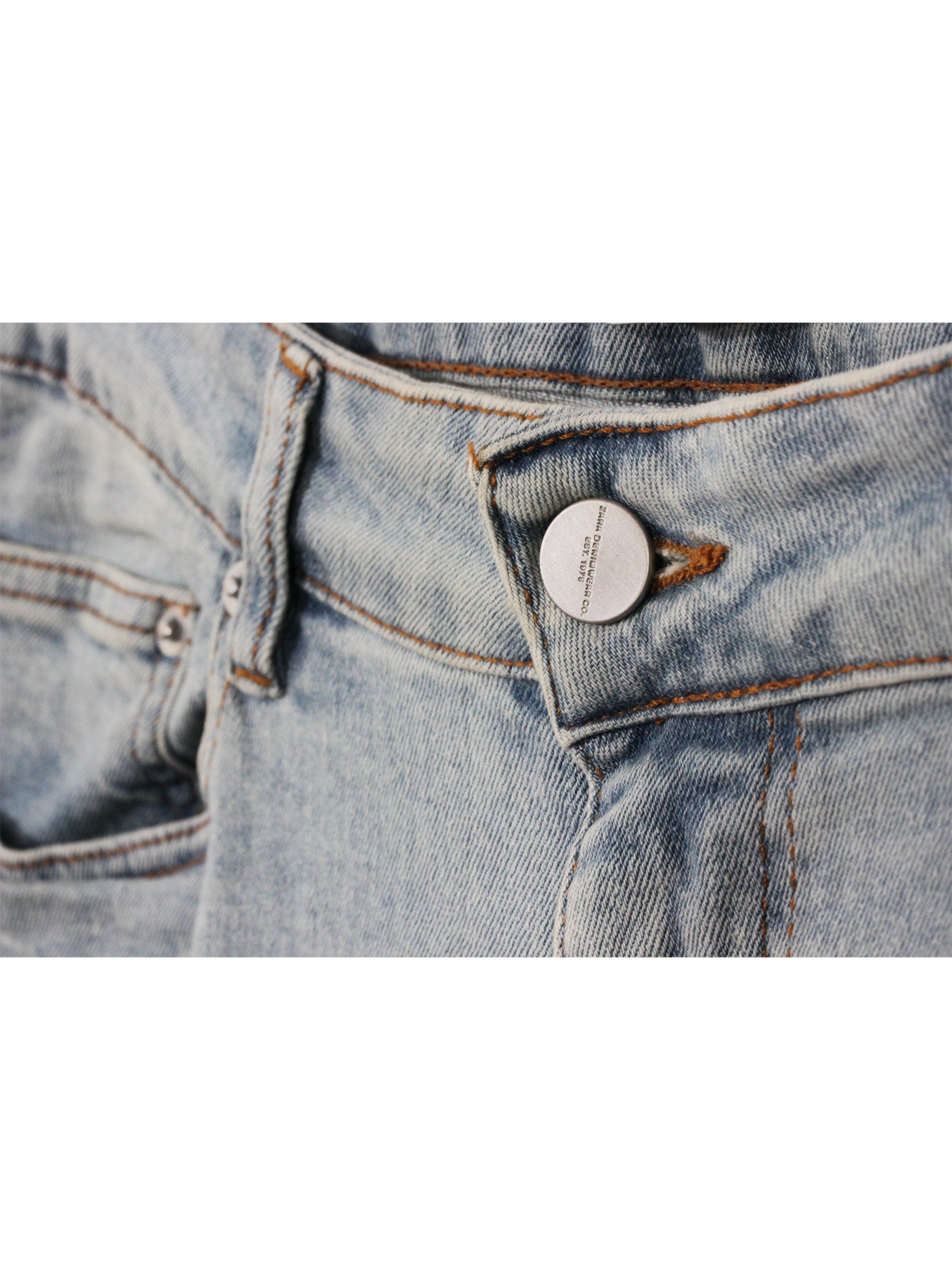 Jeans Zara celeste slim | Talla 44