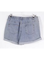 Short denim tiro alto doblez | Talla 3XL