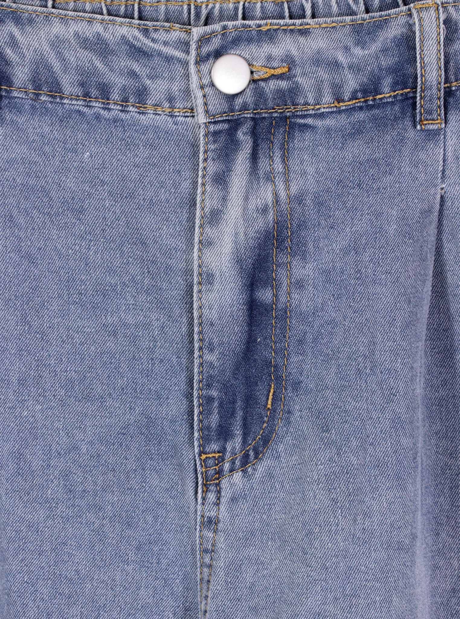 Short denim tiro alto doblez | Talla 3XL