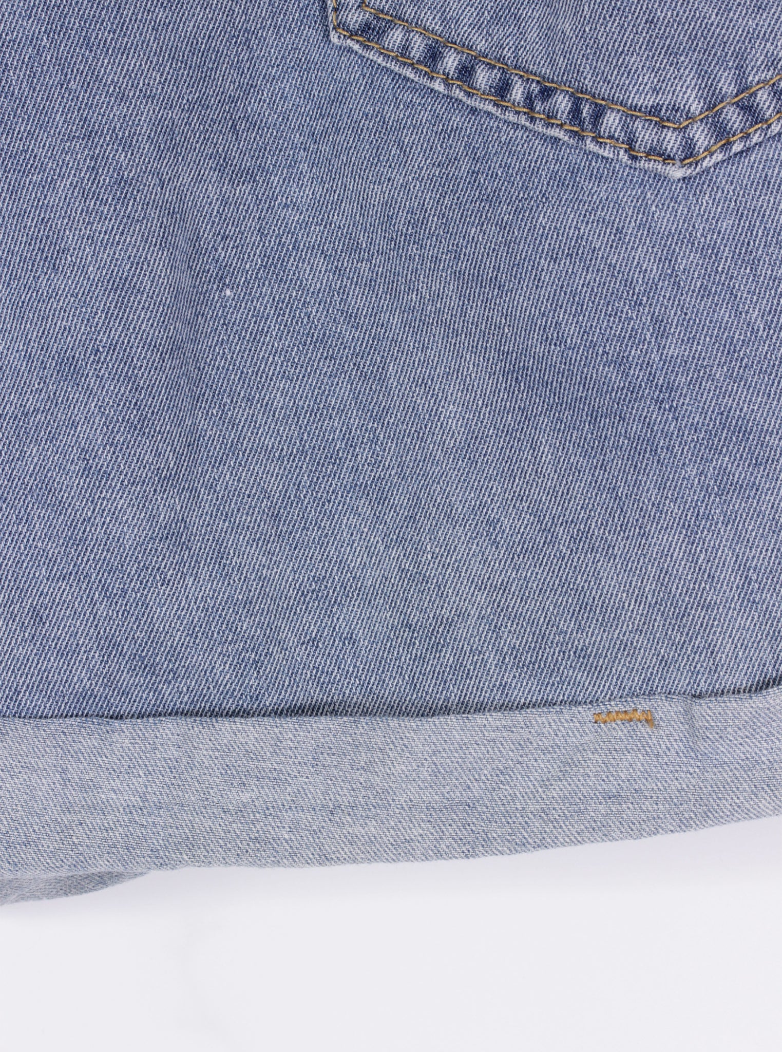 Short denim tiro alto doblez | Talla 3XL