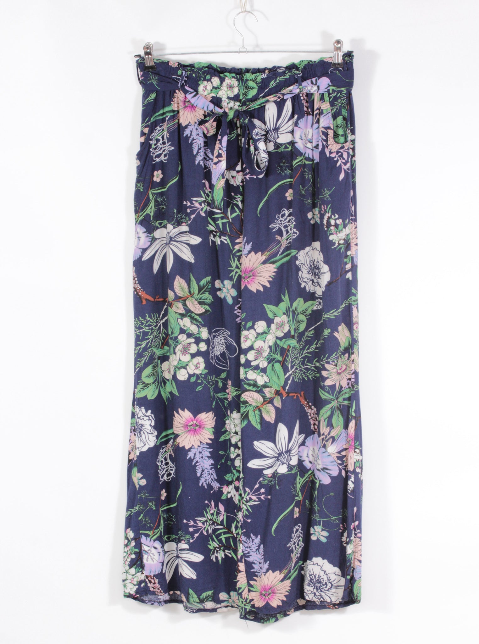 Pantalón fluido estampado floral | Talla L