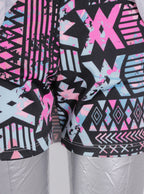 Falda short estampada geométrica | Talla L