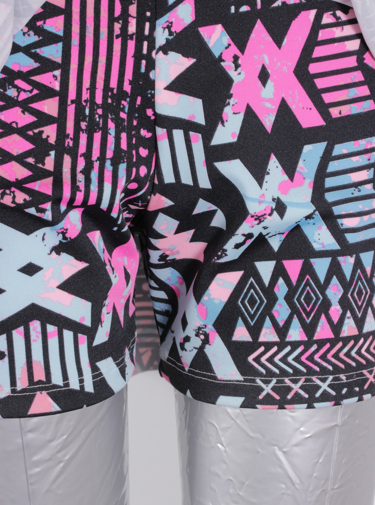 Falda short estampada geométrica | Talla L