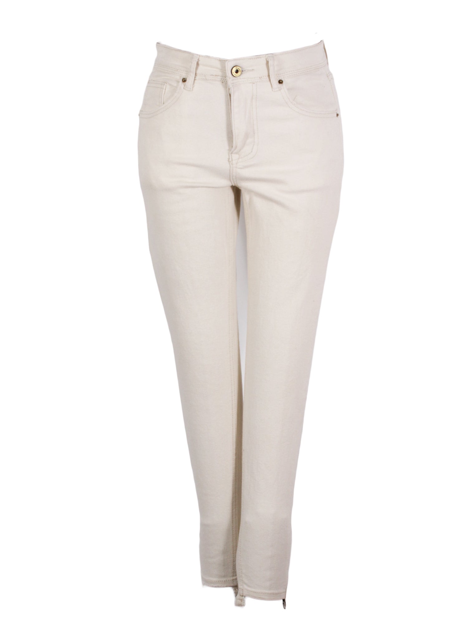 Jeans blanco skinny elasticado | Talla S