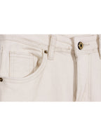 Jeans blanco skinny elasticado | Talla S