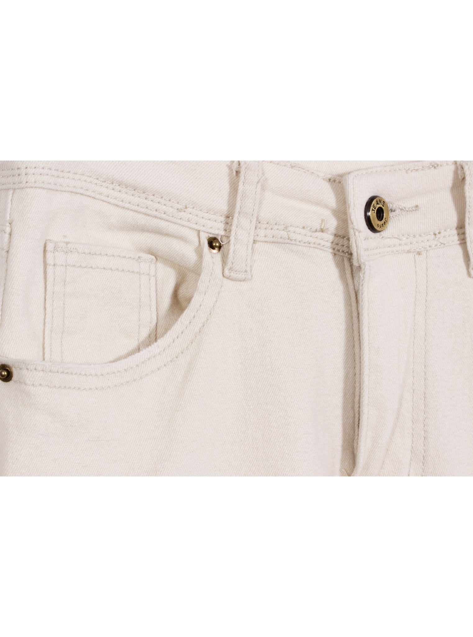 Jeans blanco skinny elasticado | Talla S