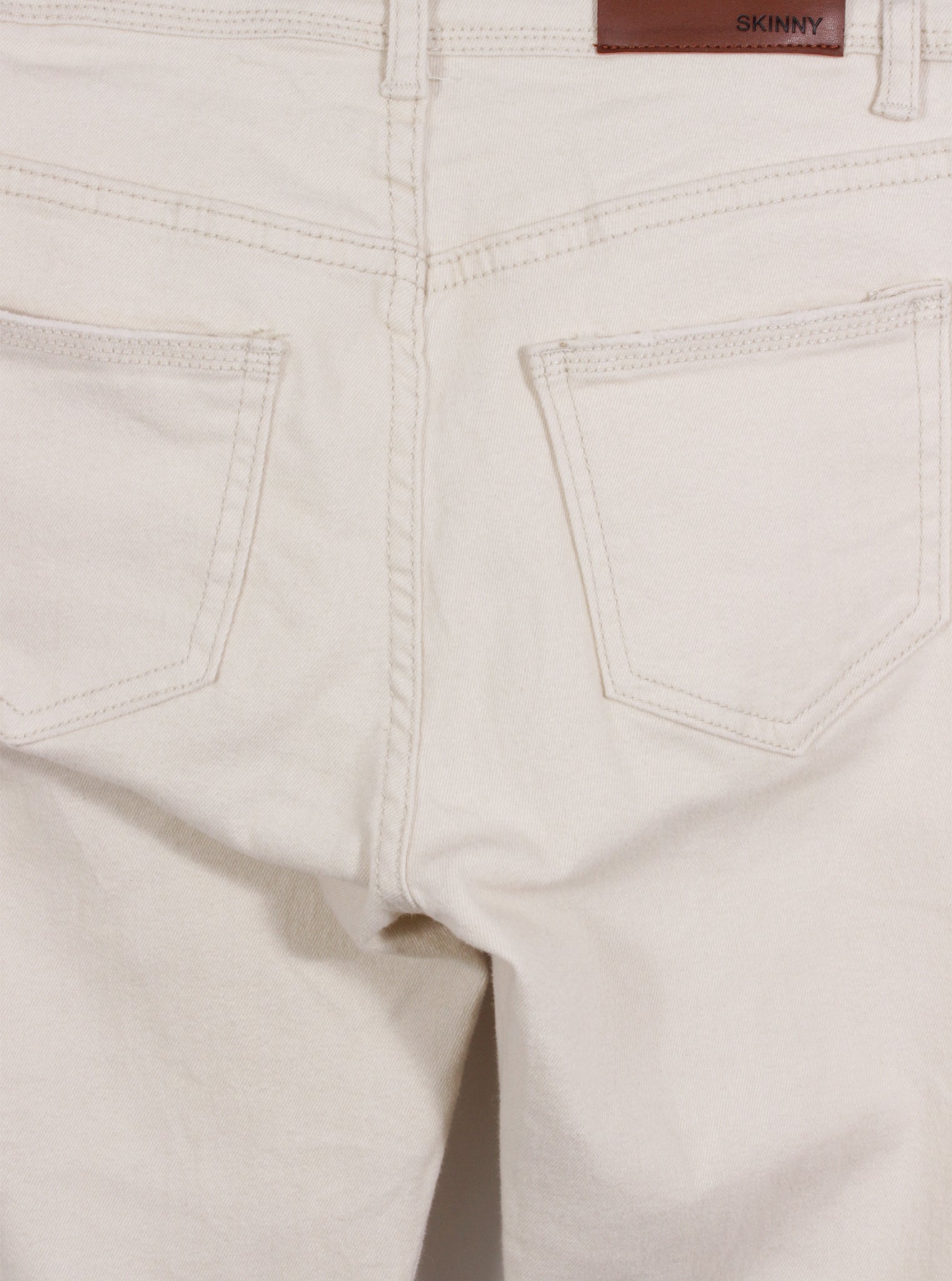 Jeans blanco skinny elasticado | Talla S
