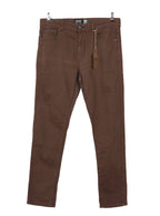 Jeans café slim fit tiro medio básico | Talla 44