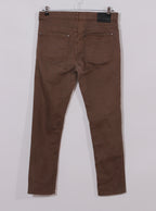 Jeans café slim fit tiro medio básico | Talla 44