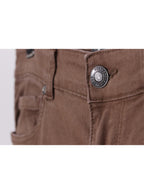 Jeans café slim fit tiro medio básico | Talla 44
