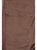 Jeans café slim fit tiro medio básico | Talla 44