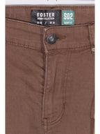 Jeans café slim fit tiro medio básico | Talla 44
