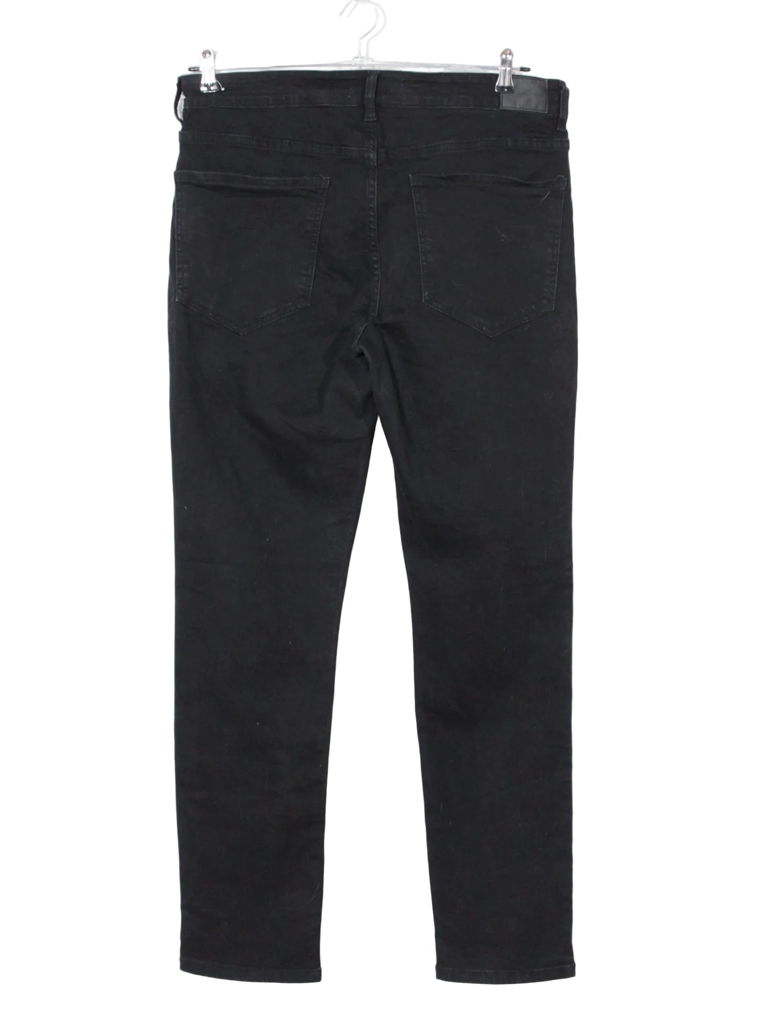 Jeans negro slim fit tiro medio clásico | Talla 44