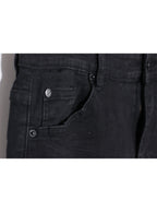 Jeans negro slim fit tiro medio clásico | Talla 44