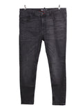 Jeans skinny negro desgastado | Talla 46