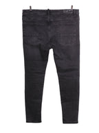 Jeans skinny negro desgastado | Talla 46
