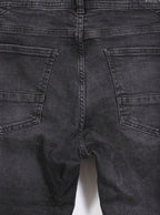 Jeans skinny negro desgastado | Talla 46
